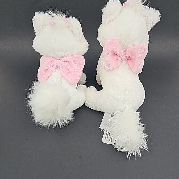 2 Disney Aristocats Marie Plush White Cat Disney Cute Stuffed Animal Kitten 6 in - Picture 6 of 15